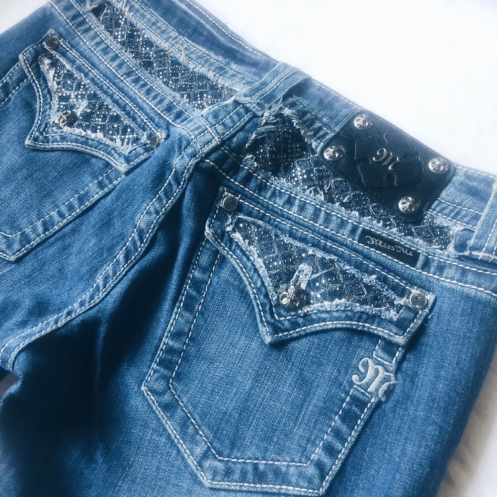 Miss Me Jeans Accent Pocket Design Size 30